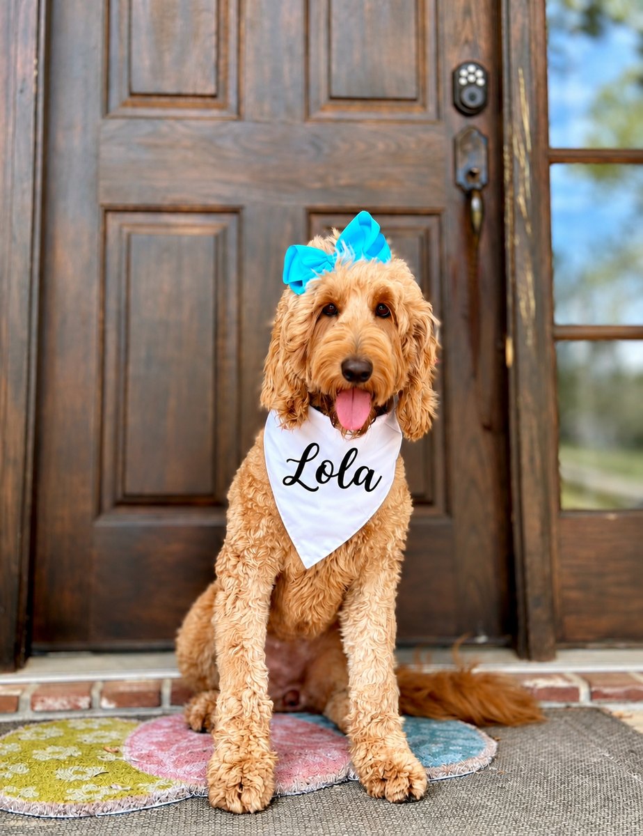 Lola, a Goldendoodle at Texas Doodles in Kountze, Texas